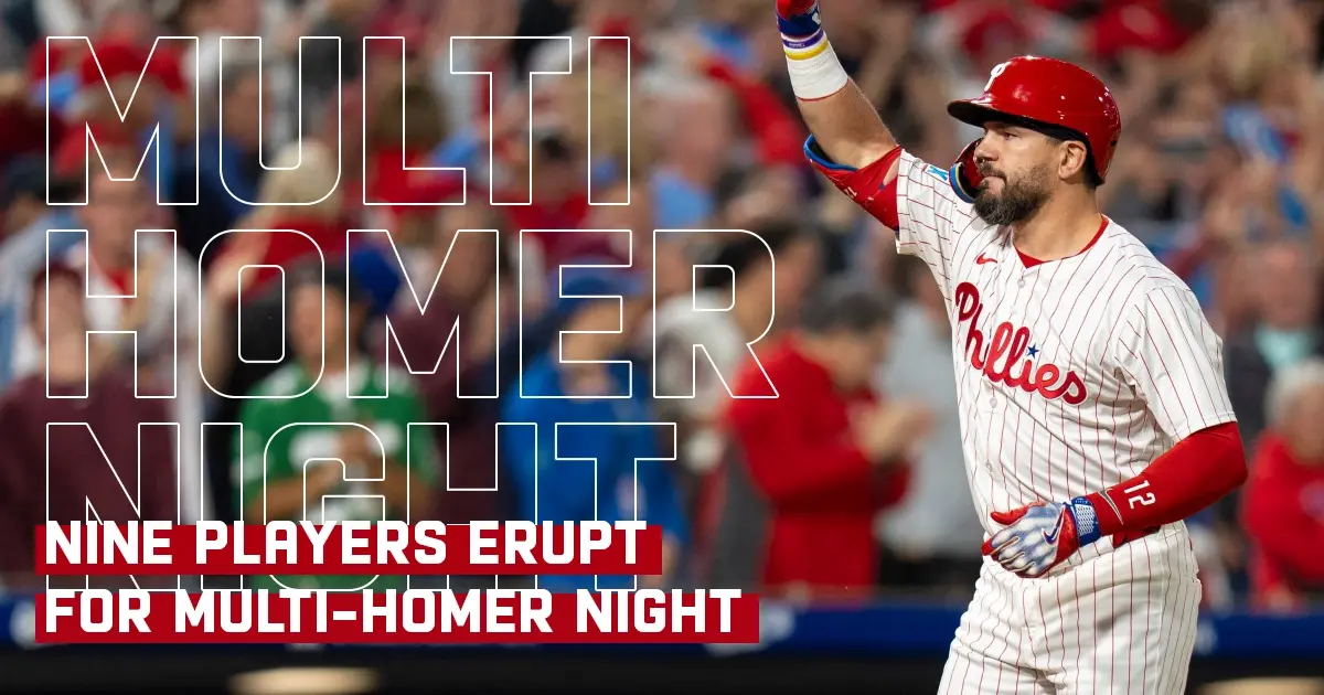 Nine Players Erupt for Multi-Homer Night