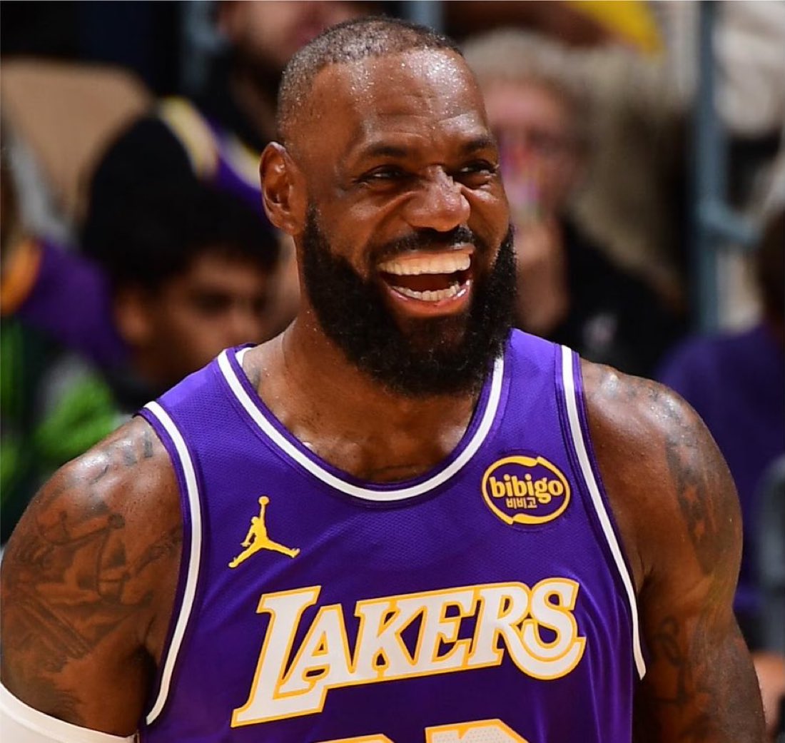 LeBron James in Lakers Jersey