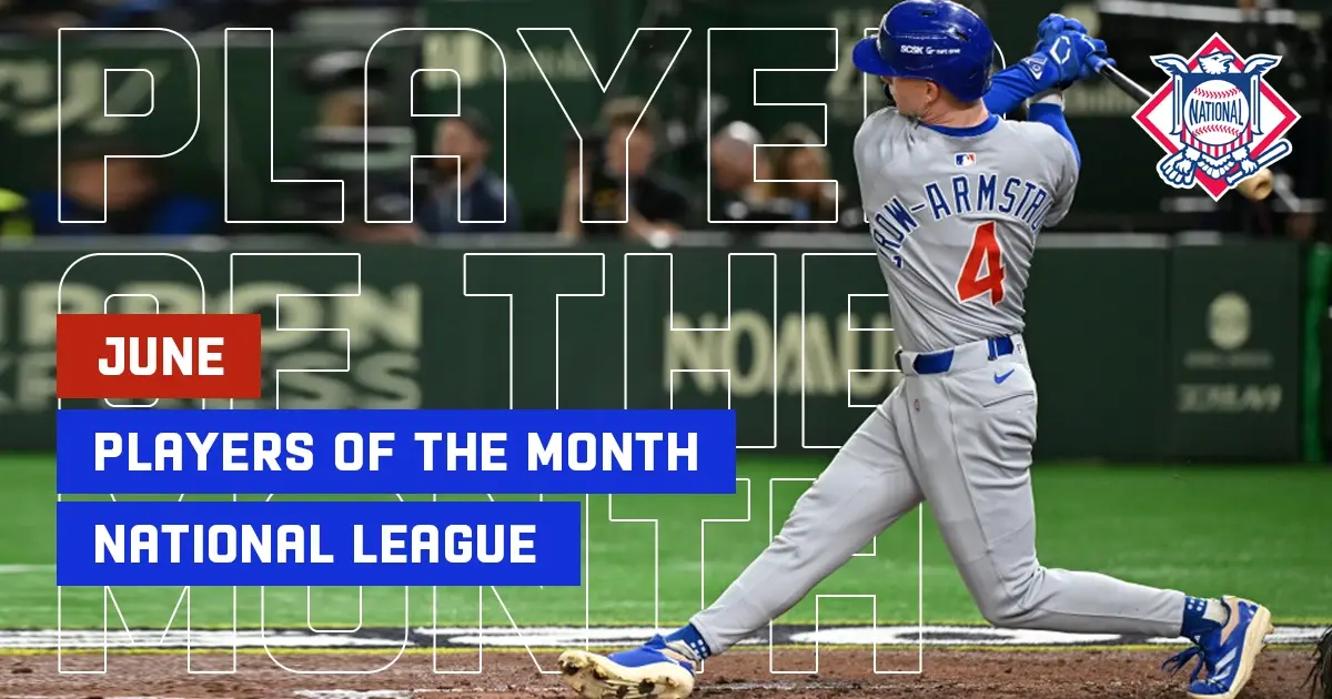Pete Crow Armstrong June NL Player of the Month