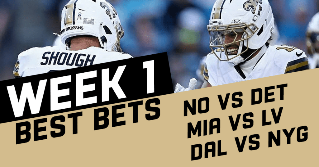 NFL Week 1 Best Bets