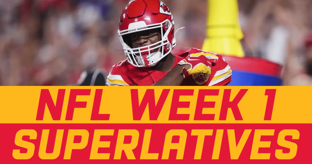 NFL Week 1 Superlatives