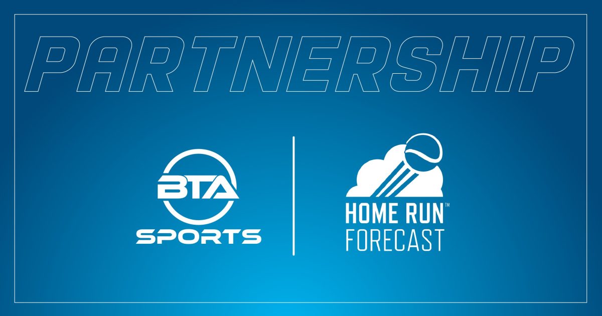 BTA Sports and Home Run Forecast partnership graphic
