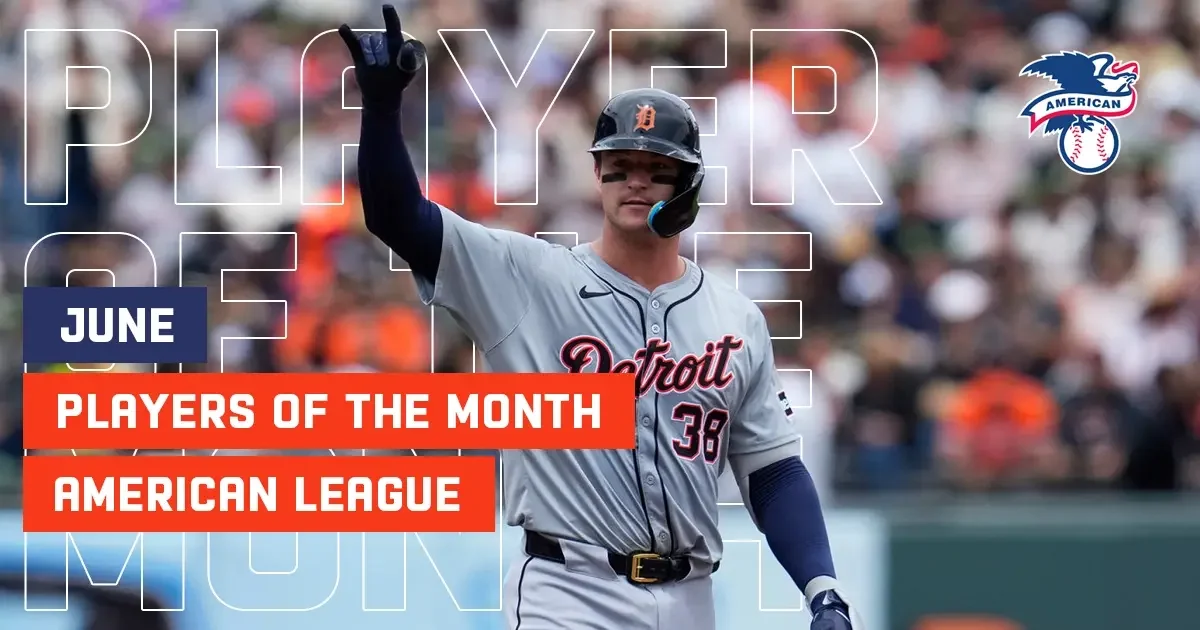 Dillon Dingler Wins June AL Player of the Month