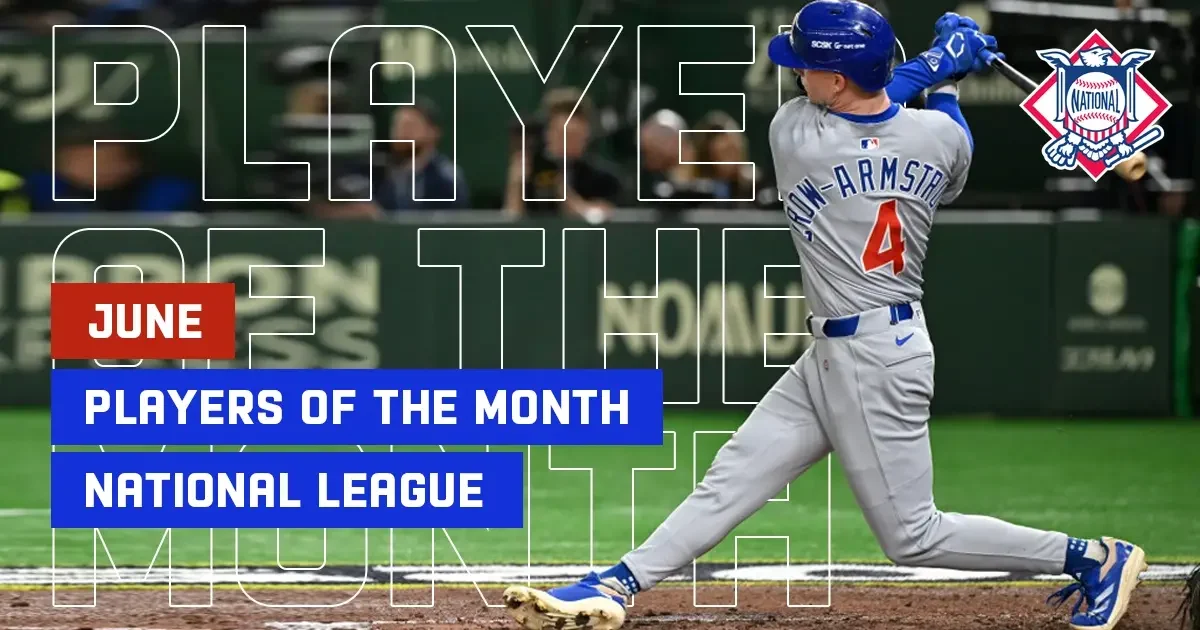 Pete Crow Armstrong June NL Player of the Month